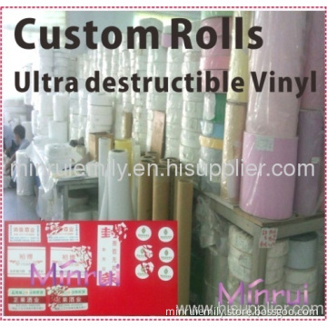 Quality Ultra Destructible Label Materials Supplier In China 